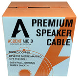 4 Core Premium 14 Gauge Speaker Cable per meter